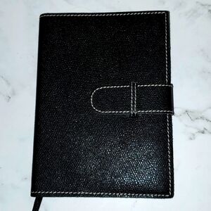 New FORAY Black High Quality Covered Journal, Notebook.